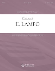 Il Lampo SSATB choral sheet music cover Thumbnail